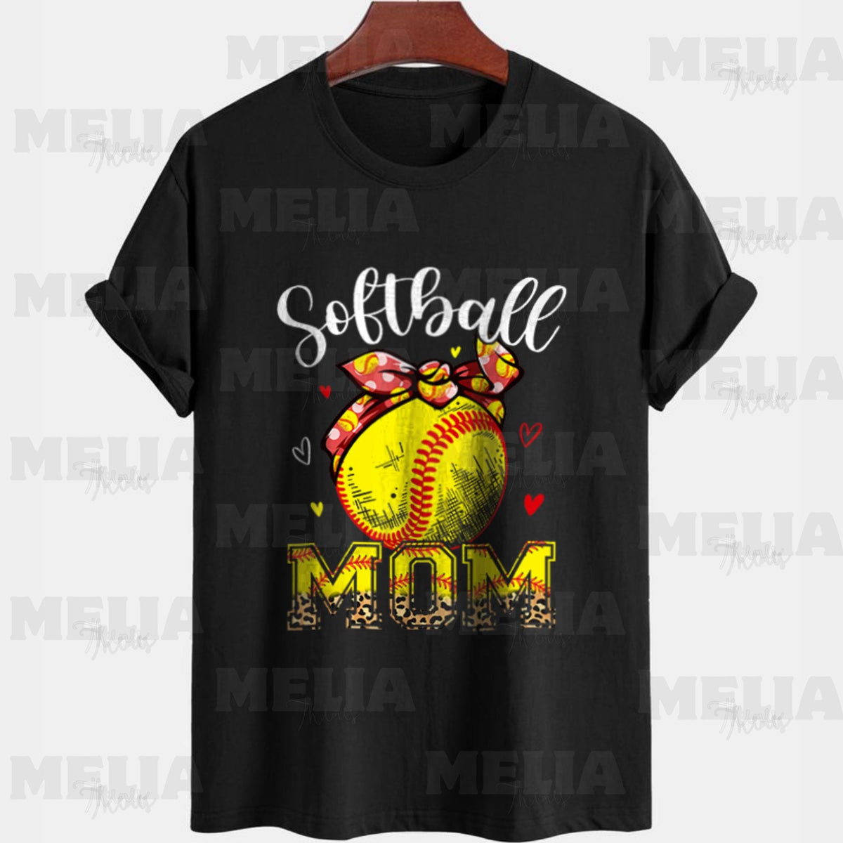 Softball Mom Headband PNG Design for T Shirt Leopard Print Softball Mama Clipart Sublimation Print for Cricut Crafting Apparel Graphic Tee – Warm & Stylish · Great Gift For Fans