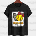 Softball Game Day Vibes PNG Design Leopard Heart Headband Mom Digital File for T Shirts Tumblers Stickers and DIY Craft Projects Graphic Tee – Aesthetic Look · Top Pick For Any Outfit