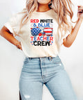 Red White Blue Teacher Shirt Patriotic Teacher Crew Tee 4th of July School Shirt USA Flag Shirt Teacher Outfit Independence Day Tee Graphic Tee – Feel-Good Design · Great Gift For Fans