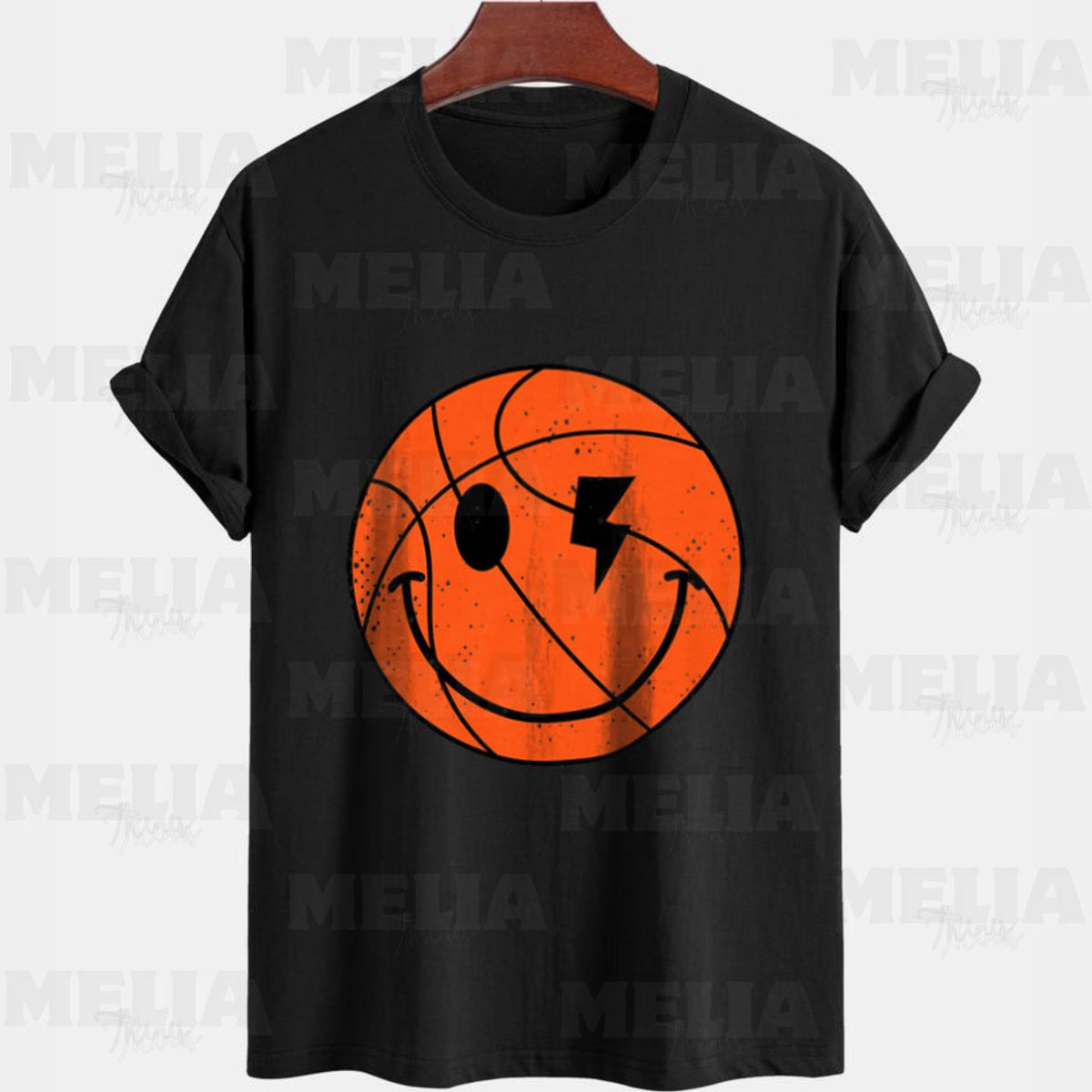 Retro Basketball Face PNG Design for T Shirt Cute Sports Graphic for Kids and Adults Digital Download for Sublimation Projects Graphic Tee – Warm & Stylish · Trending Graphic Apparel