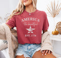 America the Beautiful Tee Graphic Tee – Soft Feel · High-Quality Print