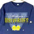 Vintage Michigan Wolverines Starter Tshirt XL Blue Single Stitch 1995 Ncaa 90s Graphic Tee – Feel-Good Design · Top Pick For Any Outfit