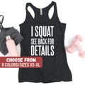 Squat Racerback tank Cute Gym Tank Workout Tank Funny Squat Tank Workout Tank Top Workout Racerback Workout Gift Fitness Tank Tops Tank Top – Premium Graphic · Trending Graphic Apparel