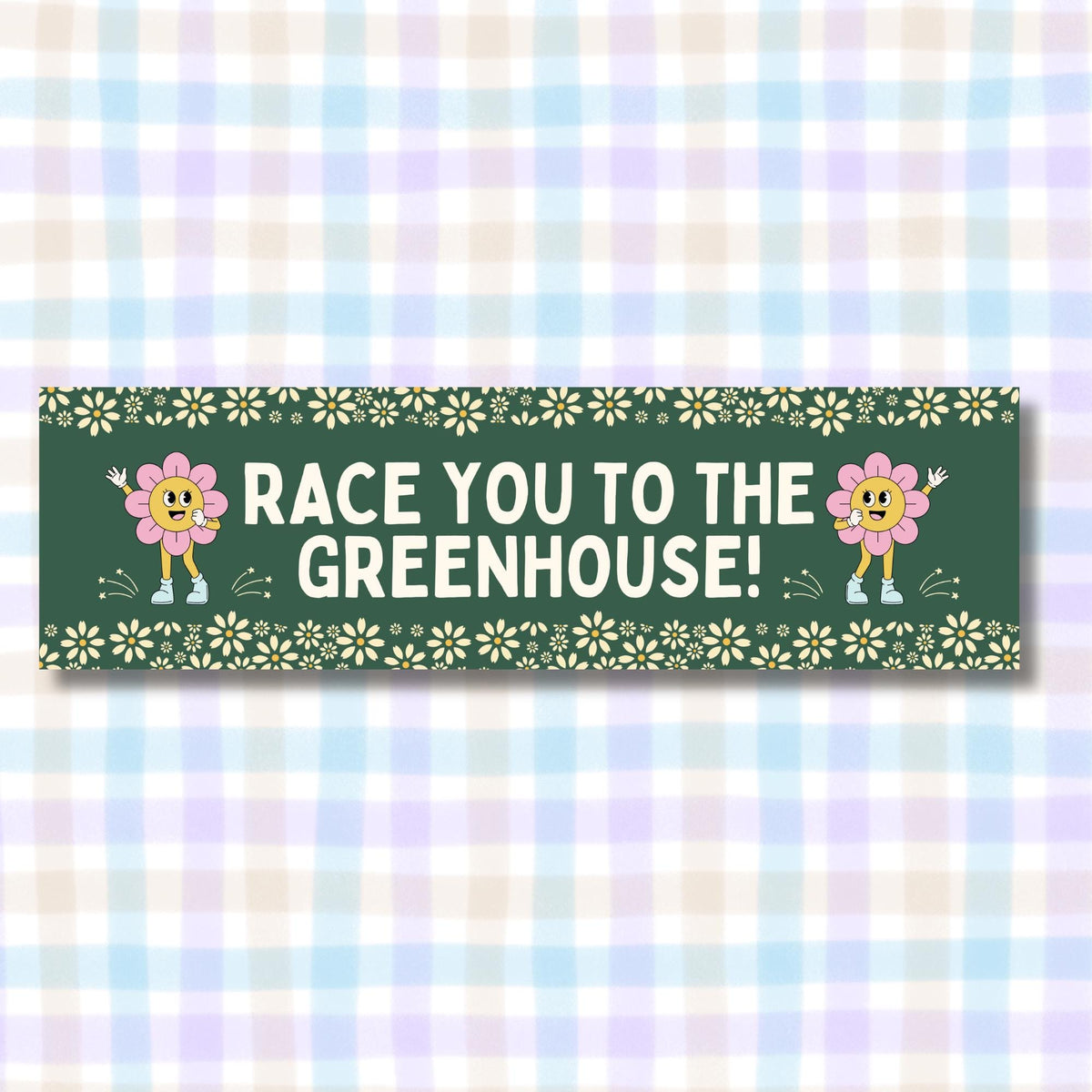 Cute Gardening Bumper Sticker for Mom or Daughter Who Loves Gardening Funny Saying Garden Lover Sticker for Driver Flower Farmer Sticker Graphic Tee – Aesthetic Look · Trending Graphic Apparel