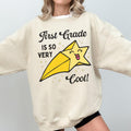 First Grade Back to School Sweatshirt Funny Saying and Cute Retro Aesthetic Star First Grade is So Very Cool Matching 1st Grade Crewneck Sweatshirt – Easygoing Wear · Trending Graphic Apparel