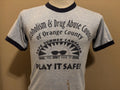 Vintage 8039s Orange County Alcoholism Drug Abuse Council Safe Summer Campaign Tshirt S Graphic Tee – Aesthetic Look · Top Pick For Any Outfit