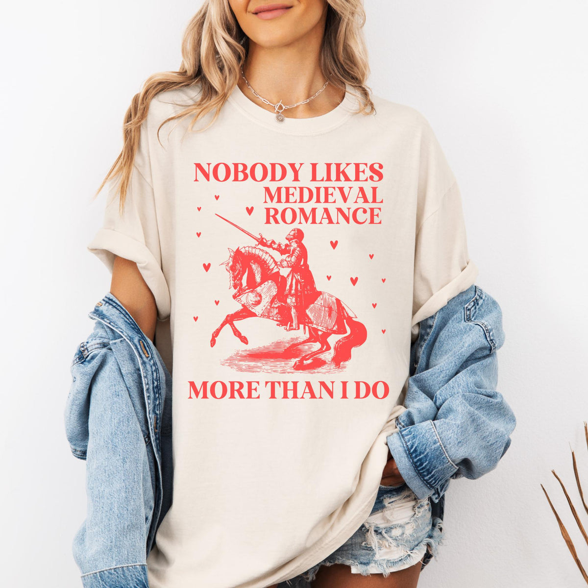 Medieval Romance Reader Tee Shirt for Bookworm Who Loves Historical Romance Set in Middle Ages Cute Book Lover Gift Idea with Funny Saying Graphic Tee – Cozy Vibes · Great Gift For Fans