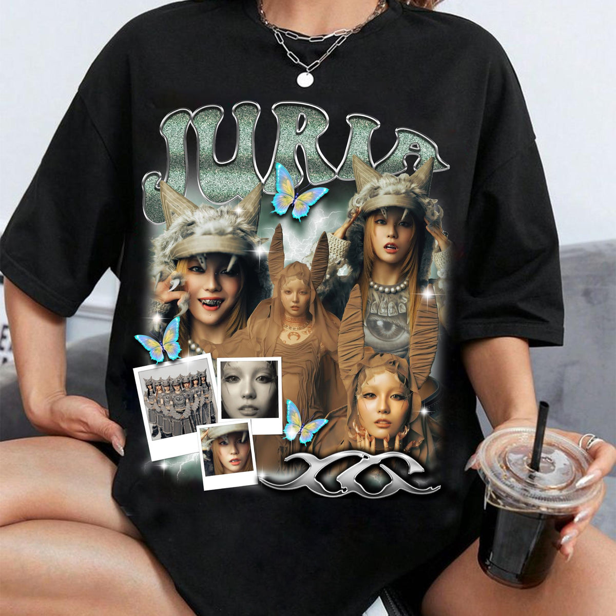 Juria XG Graphic T shirt Woke Up Album Shirt Xtraordinary Girls Shirt XG Kpop Jurin Chisa Hinata Juria Cocona Maya Harvey Tee Graphic Tee – Easygoing Wear · Perfect For Daily Wear