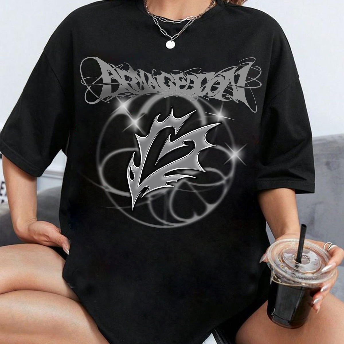 Aespa Armageddon Album Members Graphic T shirt Aespa Armageddon Album Shirt Aespa World Tour Shirt Ningning Karina Giselle Winter Tee Graphic Tee – Easygoing Wear · High-Quality Print