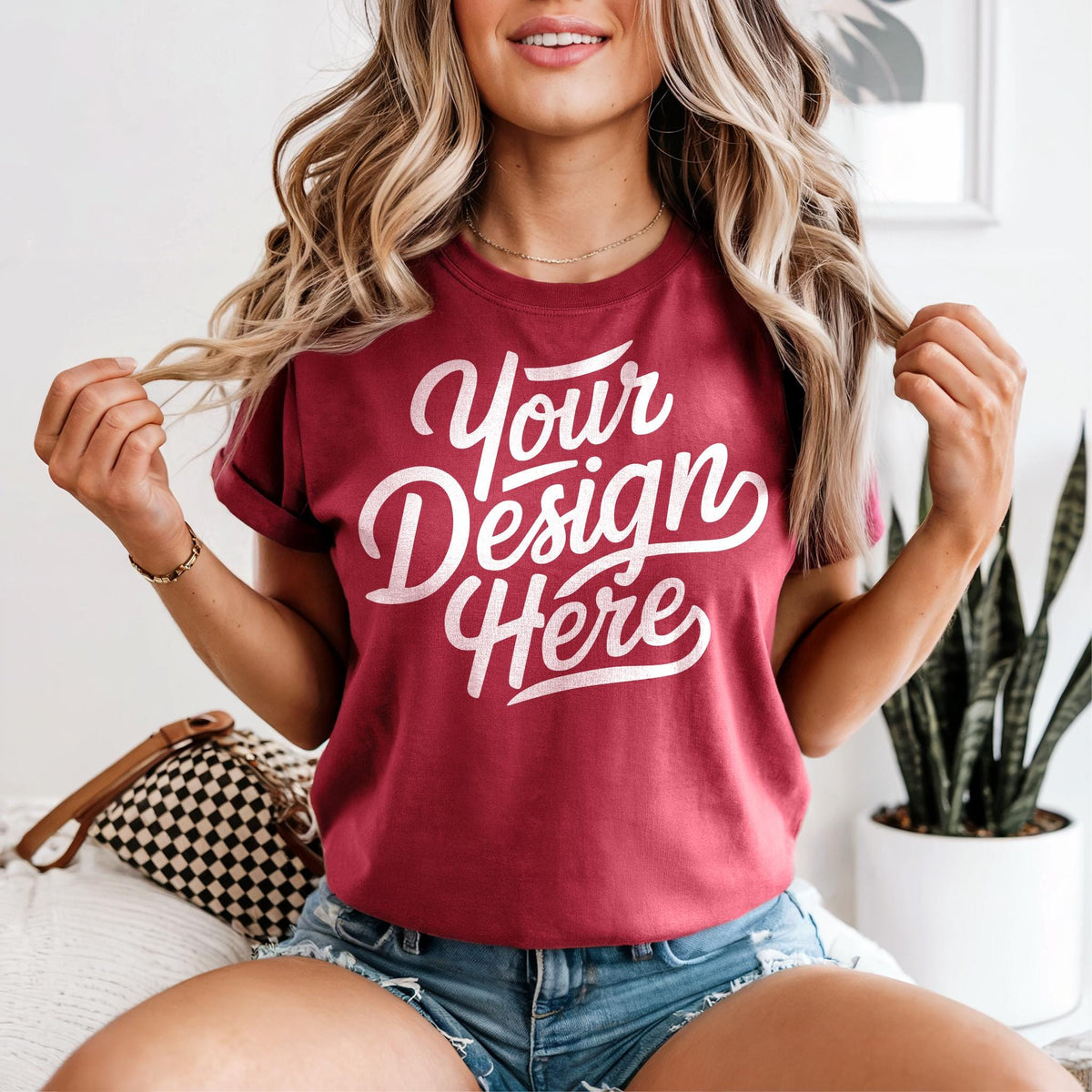 Chili 1717 Mockup Chili T shirt Mockup Chili 1717 Model Mockup Red Shirt Mockup POD 1717 Graphic Tee – Bold Style · Great Gift For Fans