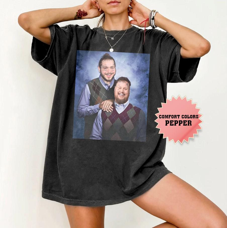 Post Malone Jelly Roll Step Brothers Shirt Concert Retro 2025 Shirt Western Graphic Tee Country Music Tour Y2k T Shirt Graphic Tee – Warm & Stylish · Trending Graphic Apparel