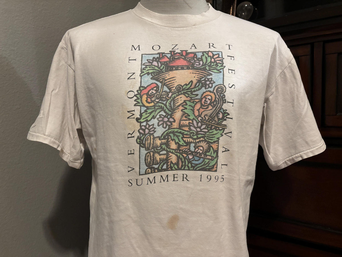 Vintage 9039s Mozart Festival Vermont 1995 Art Tshirt L Graphic Tee – Everyday Comfort · High-Quality Print