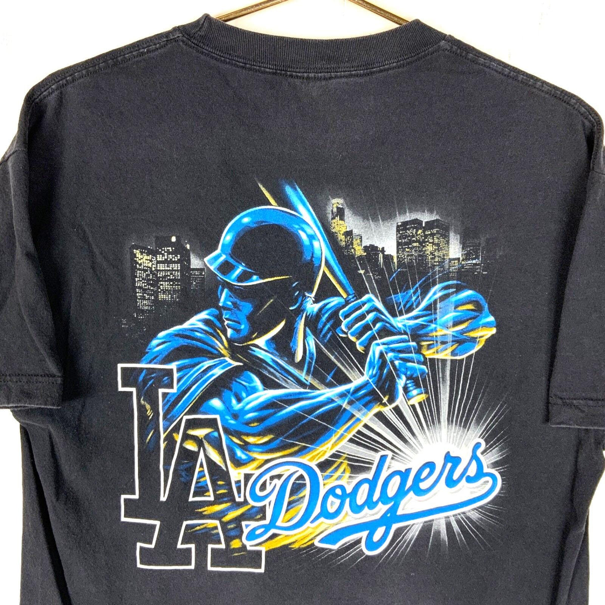 Los Angeles Dodgers Tshirt Large Black Double Sided Mlb Baseball Graphic Tee – Fan Favorite · Must-Have Style