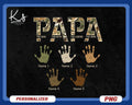 Dad Papa The Man Myth Legend Kid Handprint PNG Personalized Png Kids Name and Handprint Png Father39s Day Png Dad Gift Png Best Dad Png Graphic Tee – Everyday Comfort · Perfect For Daily Wear