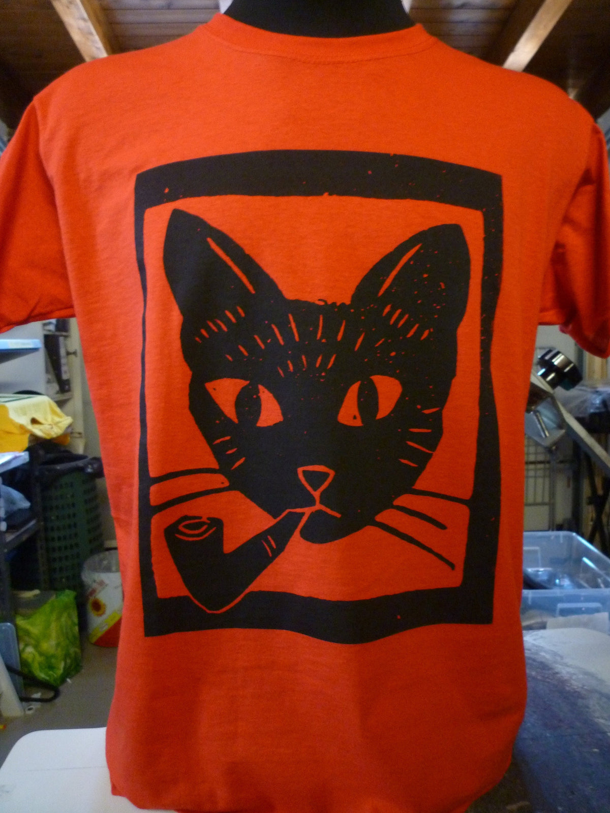 CAT PIPE large print A3 t shirt Graphic Tee – Fan Favorite · Must-Have Style