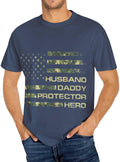 Husband Daddy Protector Hero T shirt Father39s Day Gift Dad Birthday Present Family Apparel Men39s Graphic Tee comfort color shirt Graphic Tee – Soft Feel · High-Quality Print