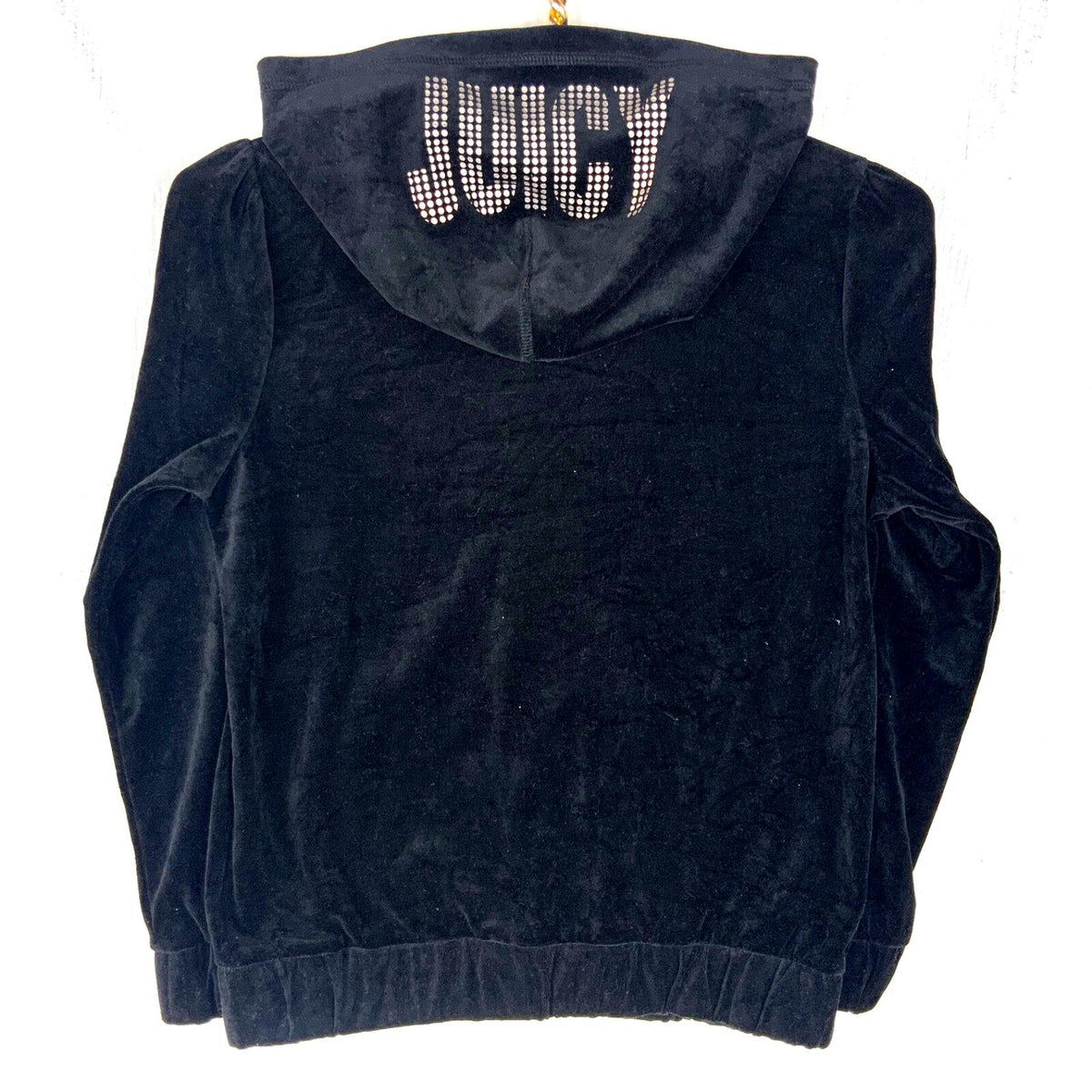 Juicy Couture Velour Women39s Sweatshirt Hoodie Large Black Full Zip Y2k Hoodie – Feel-Good Design · Great Gift For Fans