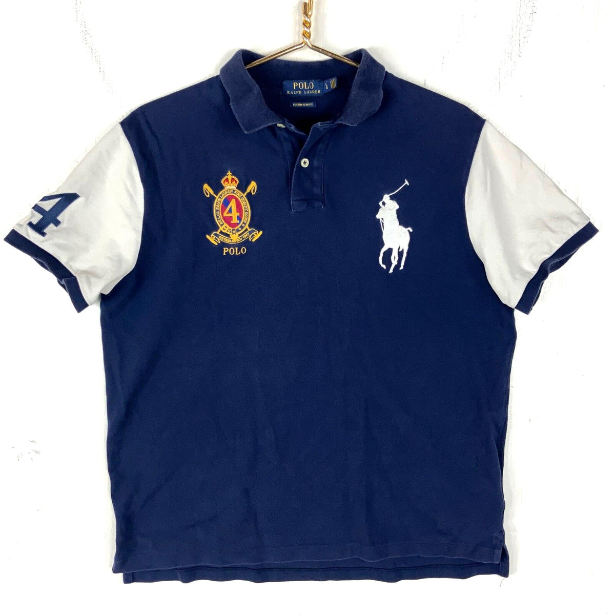 Polo Ralph Lauren Short Sleeve Rugby Shirt Large Blue Striped Custom Slim Fit Graphic Tee – Fan Favorite · Must-Have Style