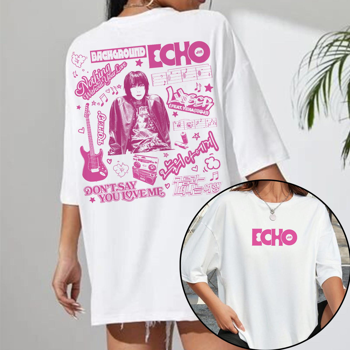 Retro Echo Jin Tracklist T shirt Run Seokjin Ep Tour 2025 Shirt Jin Don39t Say You Love Me Shirt Jin Happy Shirt Seokjin Super Tuna Tee Graphic Tee – Fan Favorite · High-Quality Print