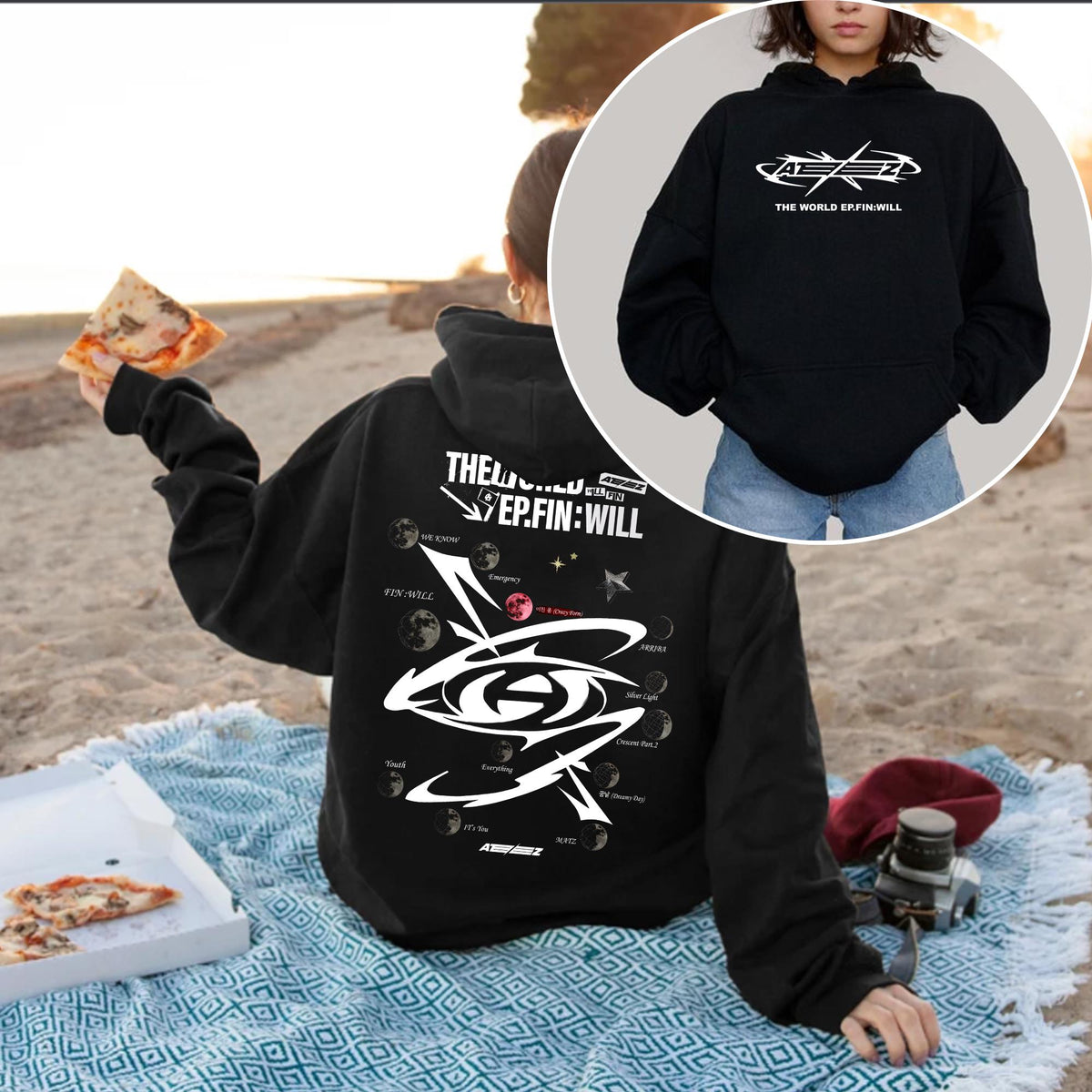 Ateez The World EpFin Will Tracklist Hoodie Ateez Will Shirt Ateez World Tour Shirt ATEEZ Members Shirt Ateez Hongjoong Mingi Yeosang Hoodie – Fan Favorite · High-Quality Print