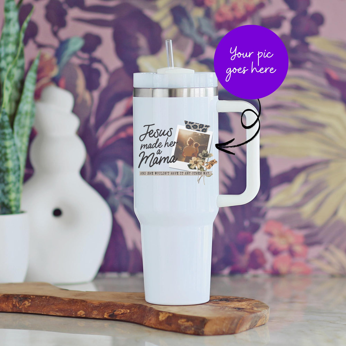 Mom Tumbler 40oz Personalize Mama Gift For Mother39s Day Tumbler Custom Cup Personalized For Mom 40 oz Tumbler Personalized Gift For Mom Graphic Tee – Aesthetic Look · High-Quality Print