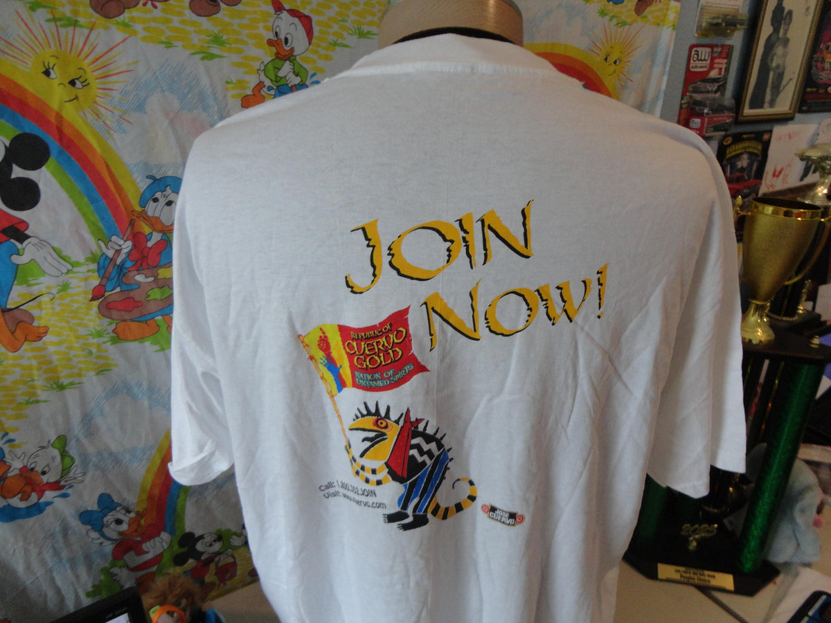 Vintage 90s Jose Cuervo Gold Tequila Join Now T Shirt XL Graphic Tee – Cozy Vibes · Top Pick For Any Outfit