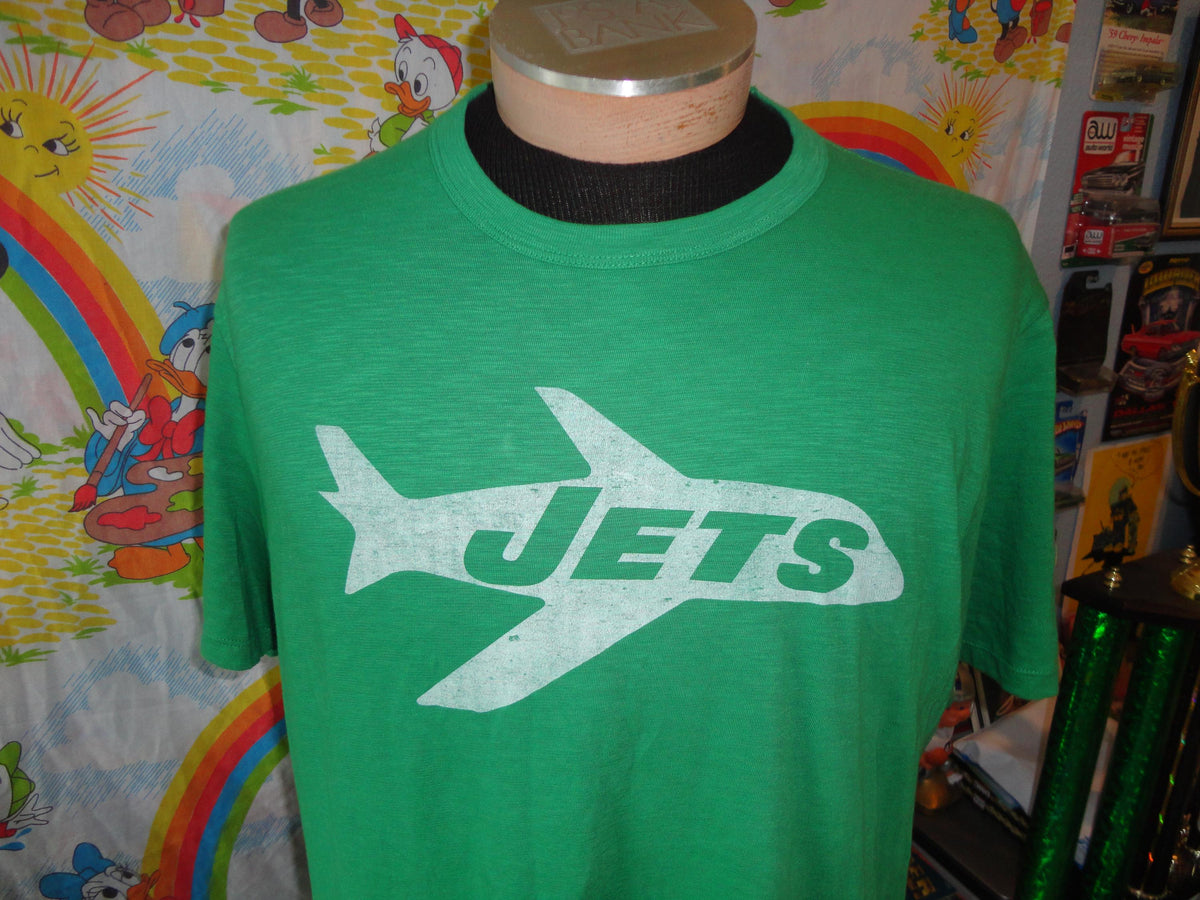 New York Jets Green Retro T Shirt Size XL Graphic Tee – Fan Favorite · Perfect For Daily Wear