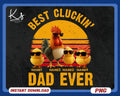 Best Cluckin39 Dad Ever Personalized PNG Funny Father39s Day Gift for Dad Dad Humor Gift Chicken Daddy Png Chicken Owner Gift Chicken Dad Graphic Tee – Everyday Comfort · Trending Graphic Apparel