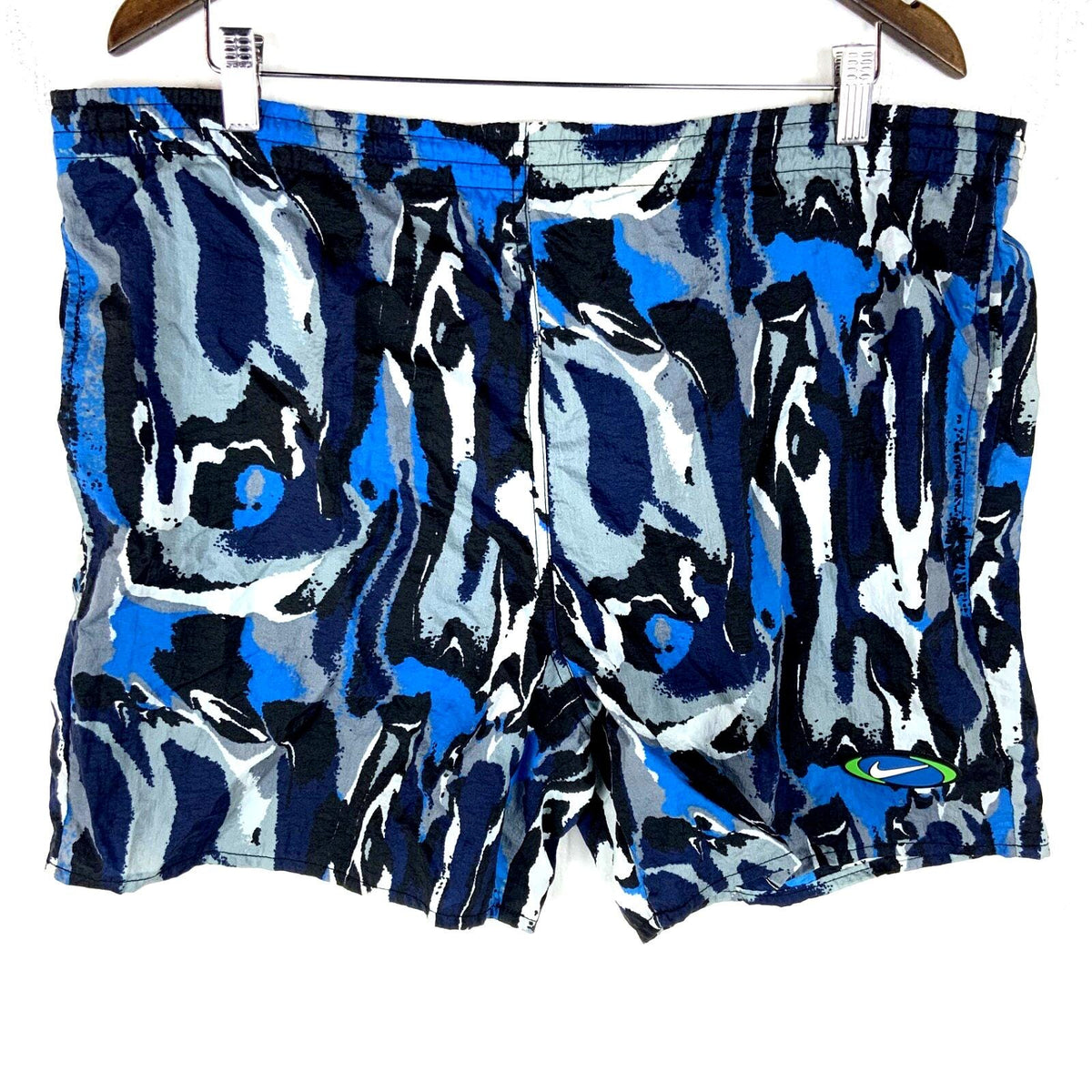 Vintage Nike Swim Shorts Medium Blue Pattern 90s Graphic Tee – Cozy Vibes · Great Gift For Fans