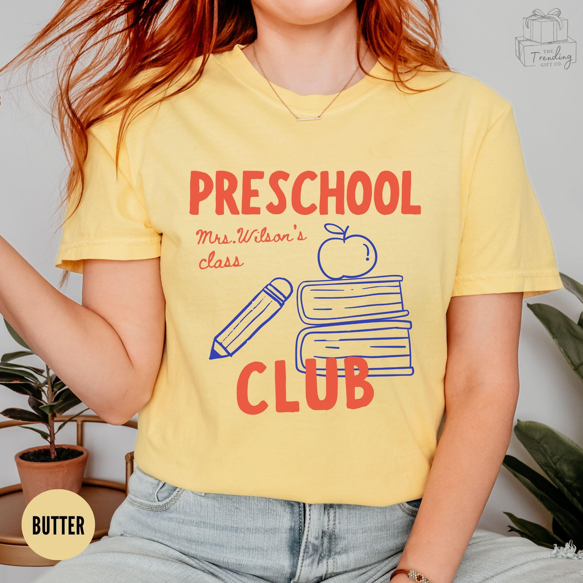 Custom Preschool Teacher Shirt Retro PreK Tshirt Comfort Colors Back to School Tee PreK Squad Personalized Teaching Appreciation Gift Graphic Tee – Warm & Stylish · High-Quality Print