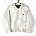 Vintage Ralph Lauren Harrington Jacket Large White Full Zip Plaid Lined Graphic Tee – Fan Favorite · Must-Have Style