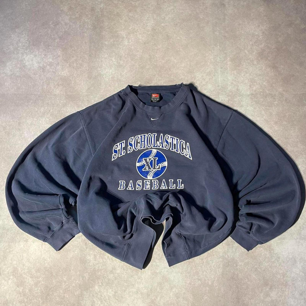 Vintage Nike Center Swoosh St Scholastica Baseball College Graphic Tee – Warm & Stylish · Top Pick For Any Outfit