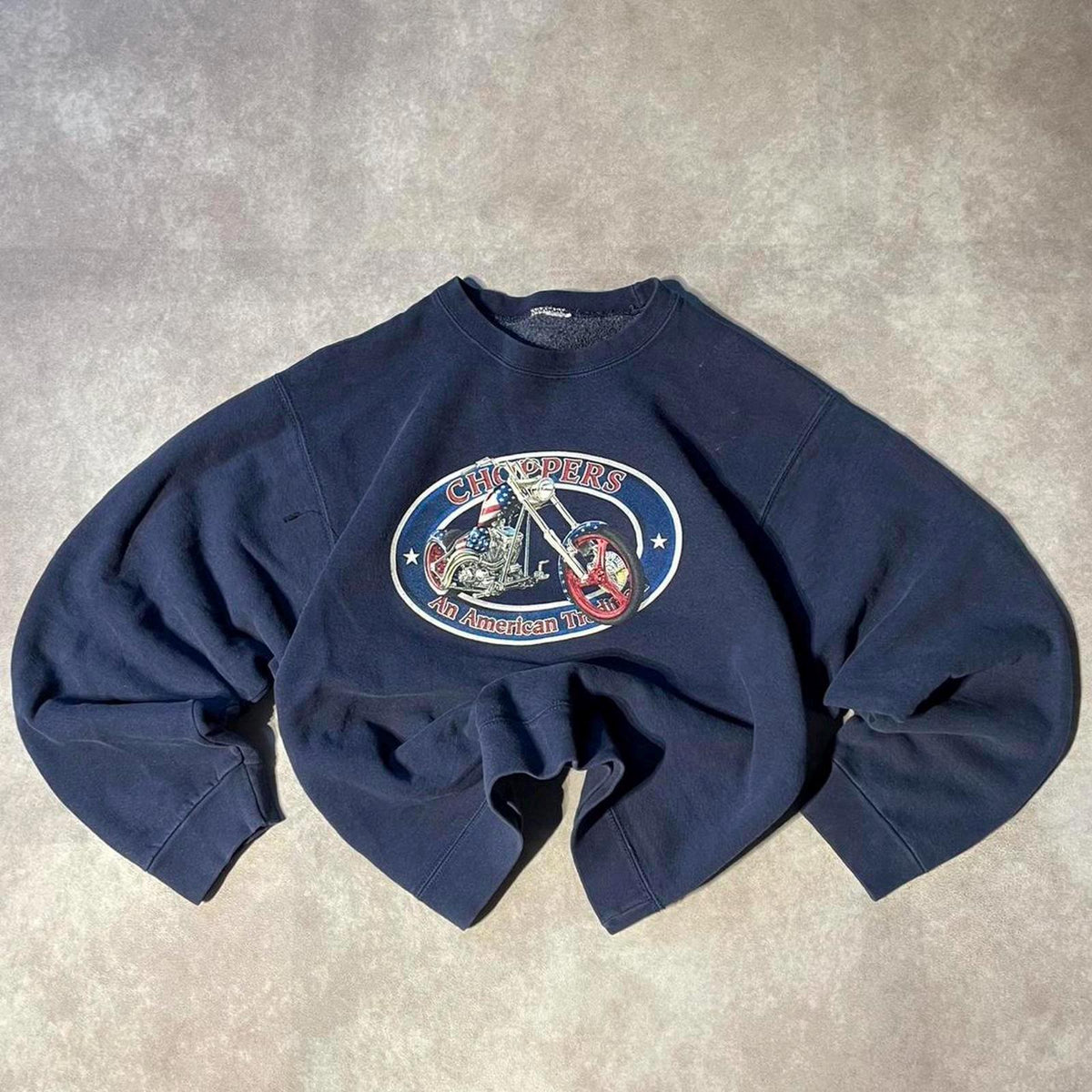 Vintage Choppers Motorcycle Graphic Crewneck Sweater Like West Coast Choppers Graphic Tee – Feel-Good Design · Perfect For Daily Wear