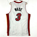 Miami Heat Reebok Jersey Size Large White Nba Authentics Dwyane Wade Jersey – Everyday Comfort · Trending Graphic Apparel