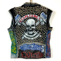 Vintage Punk Rock Leather Vest Jacket Medium Studded 77 Blanks The Casualties Graphic Tee – Premium Graphic · Top Pick For Any Outfit