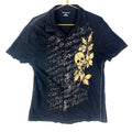 Vintage Dkny Jeans Shirt Women39s Large Black Short Sleeve Button Up Y2k Graphic Tee – Easygoing Wear · Trending Graphic Apparel