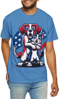 Patriotic Dog Cat Love T Shirt Unisex Dog Cat Tee Animal Lover Gift USA Pride Shirt Casual Everyday Wear comfort color shirt Graphic Tee – Premium Graphic · Top Pick For Any Outfit