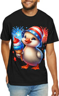 Patriotic Duck comfort color shirt Summer T Shirt Independence Day Top Fun Family BBQ Shirt Cute Animal Graphic Shirt Graphic Tee – Fan Favorite · Must-Have Style