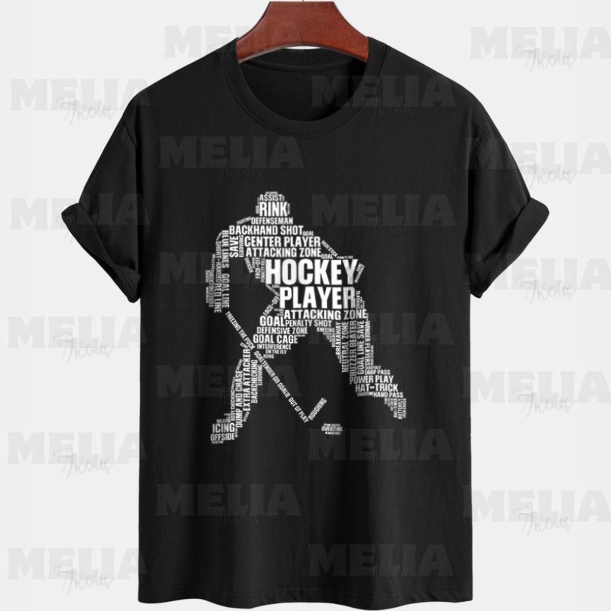 Dynamic Ice Hockey PNG Design for T shirts Stickers Apparel Sporty Retro Style Digital Download for Athletes Fans Hockey Enthusiasts Graphic Tee – Bold Style · Great Gift For Fans