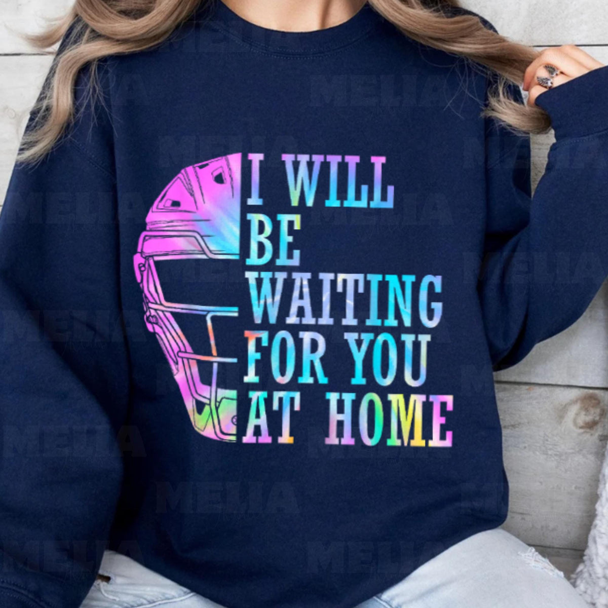I Will Be Waiting For You At Home Softball Catcher PNG Perfect for Female Softball Fans Catchers Pitchers PNG for Practice or Games Graphic Tee – Feel-Good Design · Top Pick For Any Outfit