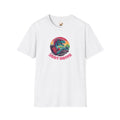 Just Drive Shirt Velociraptor Shirt Vintage 8039s Tee Neon 8039s Retro Shirt Dinosaur Shirt Raptor T Shirt Graphic Tee – Premium Graphic · High-Quality Print