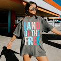 Land of the Free Retro July 4th Shirt July 4th Tee Independence Day Shirt 4th of July Party TShirt Trendy Usa Celebration Graphic Tee – Bold Style · Must-Have Style