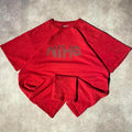 Vintage Nike Red Spellout Logo Tee Shirt Sunmer Essential Graphic Tee – Aesthetic Look · Must-Have Style