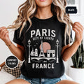 Paris France Comfort Colors Tshirt French Flag Tee Eiffel Tower Shirt Travel Lover Gift Parisian Souvenir Top Graphic Tee – Bold Style · Top Pick For Any Outfit