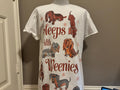 Vintage 9039s Sleeps With Weenies Dachshund Dog Nightgown Tshirt XXL Graphic Tee – Bold Style · Perfect For Daily Wear