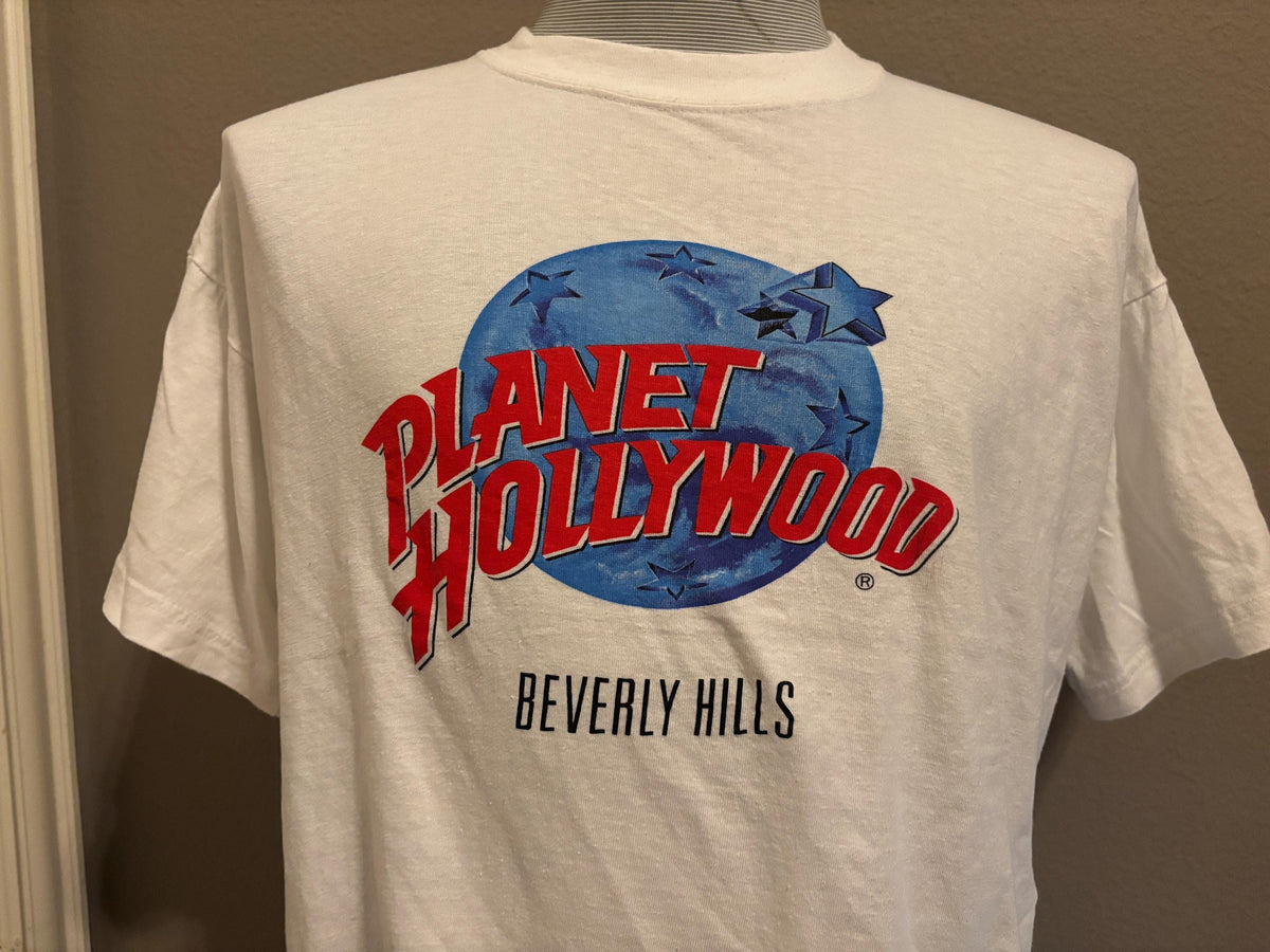 Vintage 9039s Planet Hollywood Beverly Hills California Tshirt L Graphic Tee – Easygoing Wear · Must-Have Style