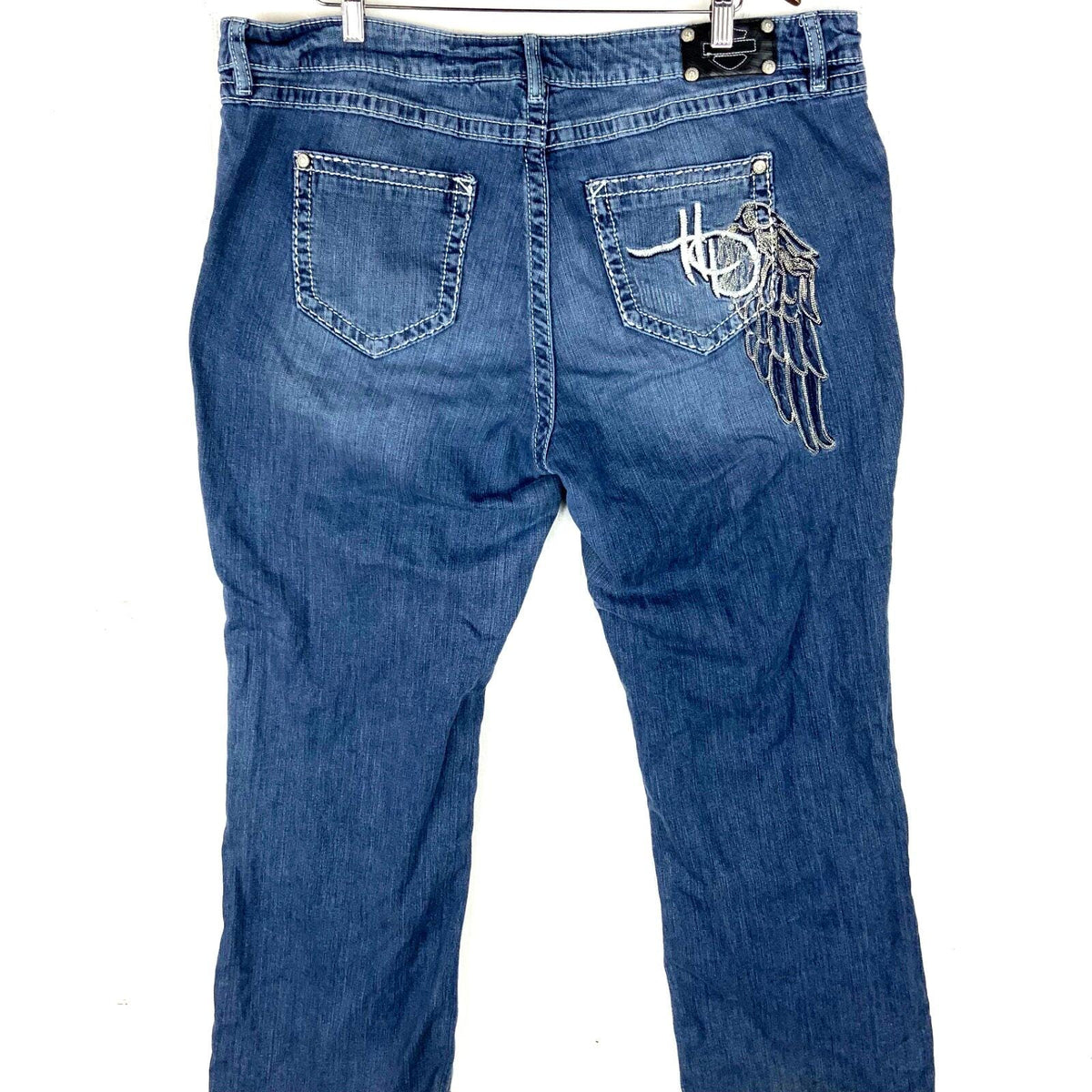 Vintage Harley Davidson Women39s Denim Jean Size 22 Blue Rhinestone Y2K Graphic Tee – Bold Style · Trending Graphic Apparel