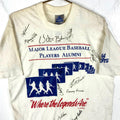 Vintage Mlb Players Alumni Tshirt Large White Autogrpahed Barry Bonds Graphic Tee – Easygoing Wear · Great Gift For Fans