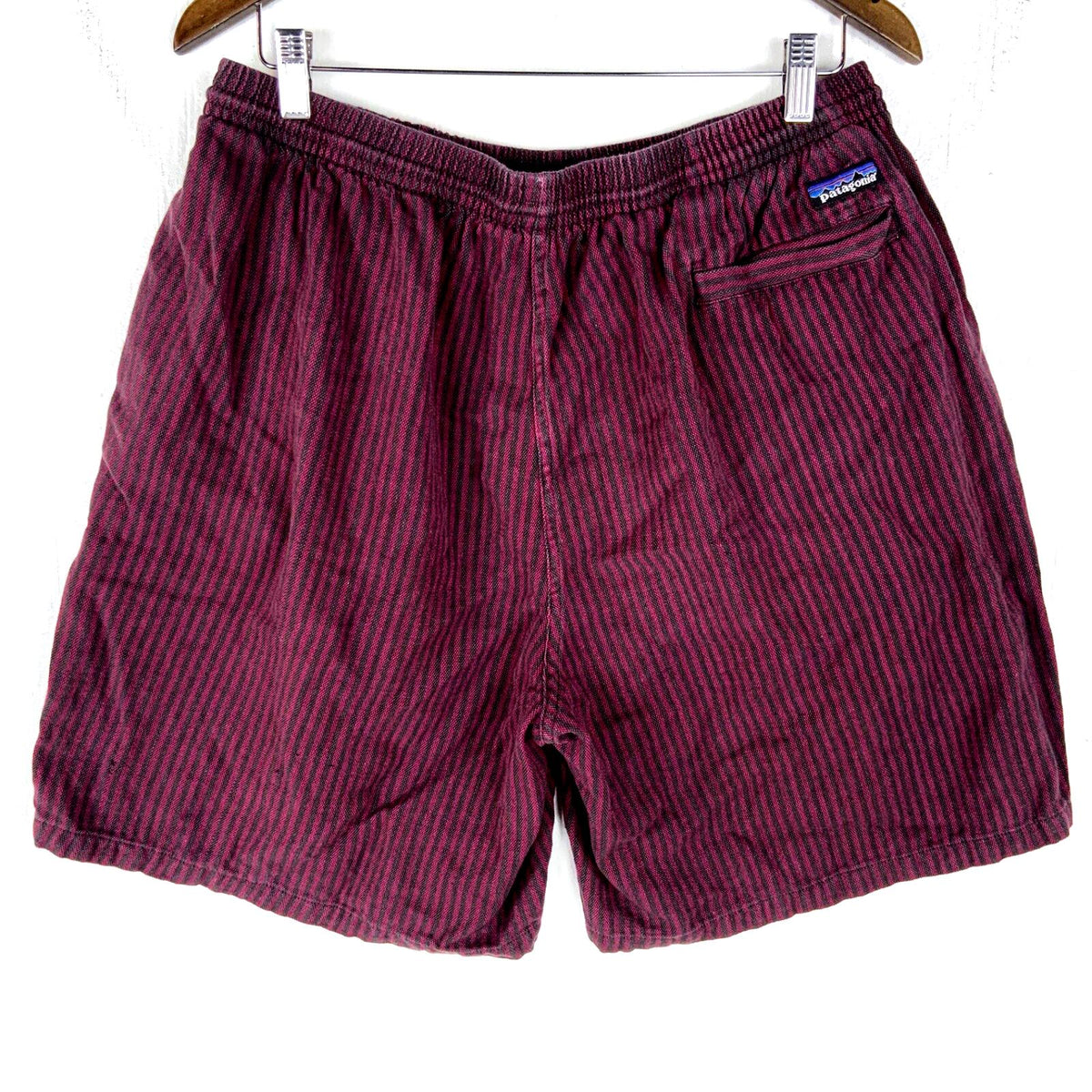 Vintage Patagonia Striped Shorts XL Red Cotton Graphic Tee – Feel-Good Design · Must-Have Style