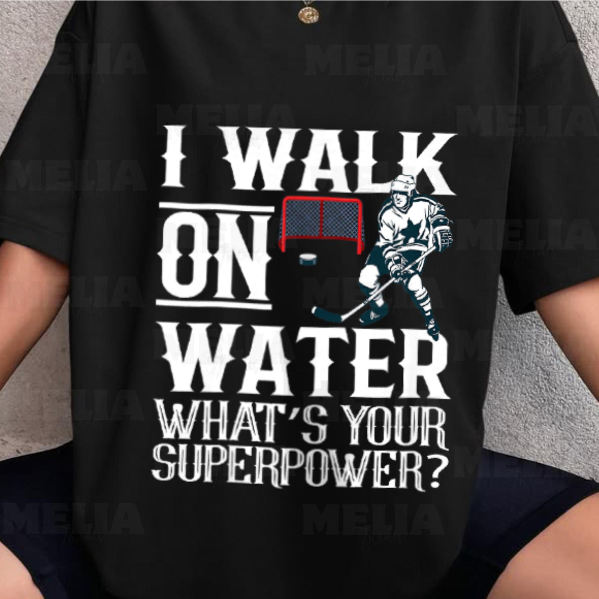 I Walk on Water Ice Hockey PNG Design for T Shirts Apparel Sports PNG Download Hockey Quote PNG for Shirts Stickers And Gifts Graphic Tee – Premium Graphic · Trending Graphic Apparel